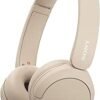 61C66qTqnwL.__AC_SX300_SY300_QL70_ML2_ Sony WH-CH520 Best Wireless Bluetooth On-Ear Headphones with Microphone for Calls and Voice Control, Up to 50 Hours Battery Life with Quick Charge Function, Includes USB-C Charging Cable - Beige