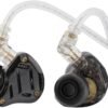 61ePd0O1apL._AC_SL1500_ Linsoul KZ ZS10 PRO 2 In Ear Monitor IEM, 1DD+4BA Hybrid Wired Earbuds, with 4-Level Tuning Switch, 3-Way Crossover Gaming Earbuds, Silver-plated IEM Cable for Musician Audiophile (Black, Without Mic)