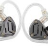 61i3besUaUL._AC_SL1500_ Linsoul KZ ZS10 PRO 2 In Ear Monitor IEM, 1DD+4BA Hybrid Wired Earbuds, with 4-Level Tuning Switch, 3-Way Crossover Gaming Earbuds, Silver-plated IEM Cable for Musician Audiophile (Black, Without Mic)