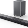 TCL S55H S Class 2.1 Channel Sound Bar with Dolby Atmos, DTS Virtual:X, Wireless Subwoofer, Bluetooth Music Streaming, and Auto Room Calibration