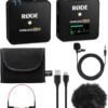 81e7UtO74VL._AC_SL1500_ Rode Wireless GO II Compact Microphone System, Bundle with Turnstile Audio Lavalier Microphone