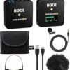81e7UtO74VL.__AC_SX300_SY300_QL70_ML2_ Rode Wireless GO II Compact Microphone System, Bundle with Turnstile Audio Lavalier Microphone