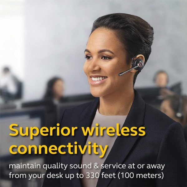 91-fv4gbNiL._AC_SL1500_ Jabra Engage 65 Wireless Headset, Convertible – Telephone Headset with Industry-Leading Wireless Performance, Advanced Noise-Cancelling Microphone, All Day Battery Life